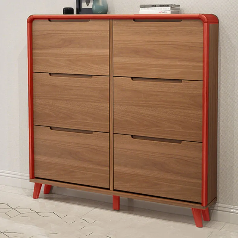 #Nordic Narrow Shoe Cabinet Italian Minimalist Designer Ultra Thin Modern Shoe Shelf Show Storage Zapatero Entrance Furniture