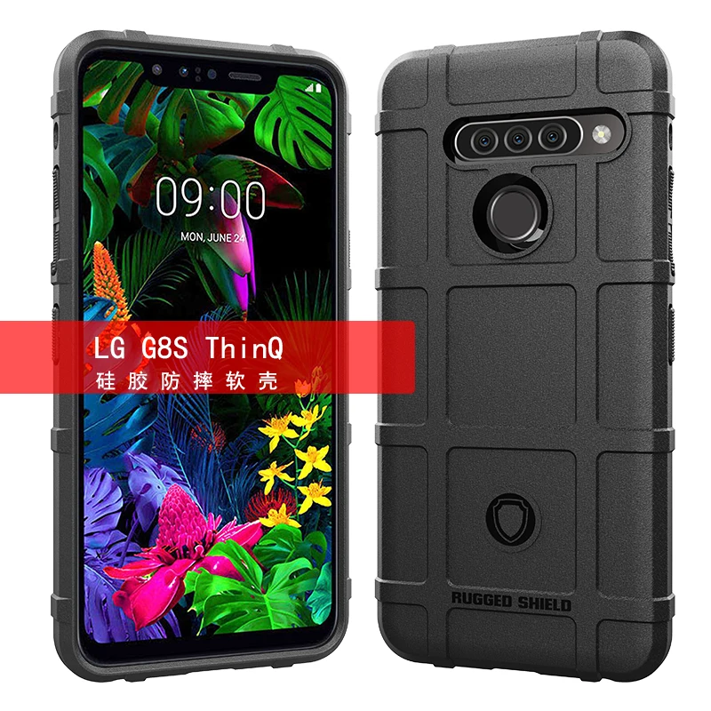 

Shield Case for LG G8 ThinQ Anti Knock Shockproof Soft Phone Cover for lg g8 thinq LGG8 thinq Armor Matte Rubber Cases