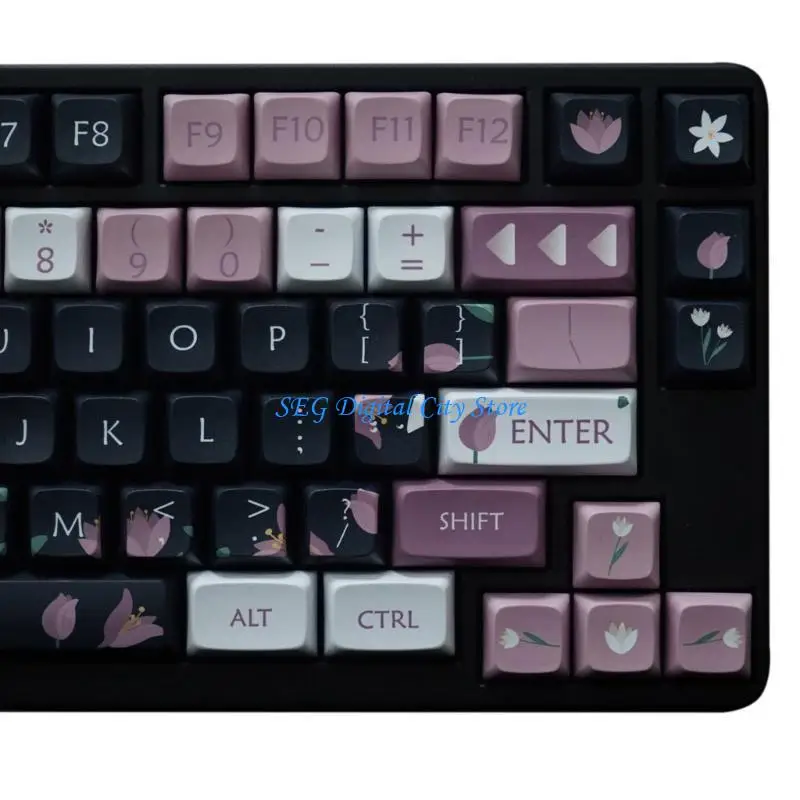 U75B XDA 127Key KeyCaps FlowerCap Set Heat Sublimated migliora durata