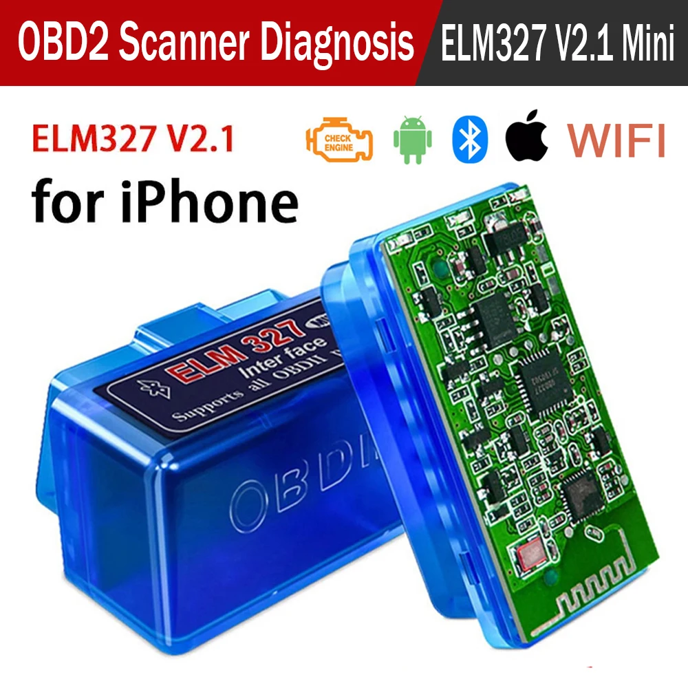 OBDMonster Bluetooth Pro ELM327 V2.1 Mini OBD2 Scanner Diagnosis for iPhone Android Faslink Scan Tool Free Software