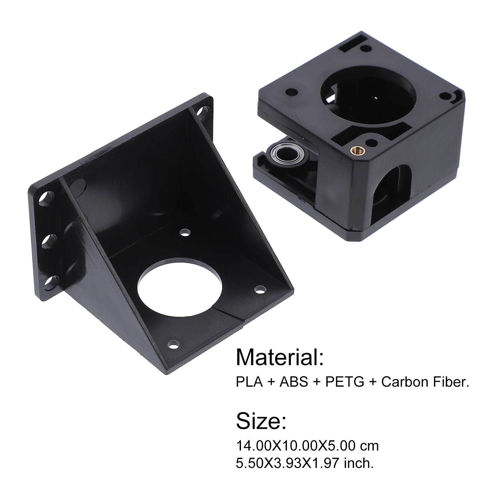 

ABS PETG Carbon Fiber 1.75mm Filament Extruder Upgrade 3D Printer Parts Accessories Smooth Loading Easy Installation