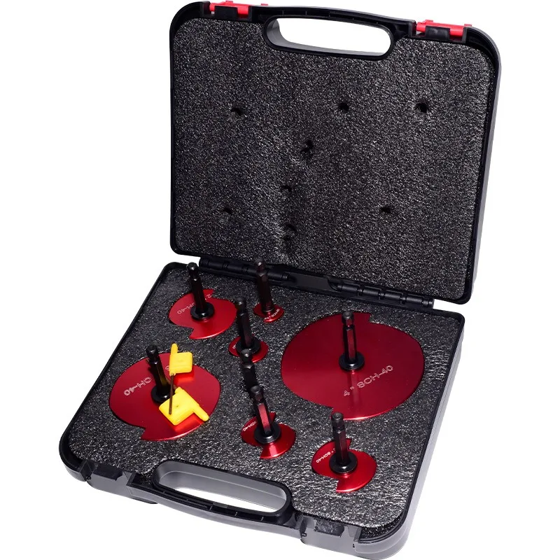 

8-piece set of PVC pipe reamer water pipe joint tool suitable for RV exhaust pipe hexagonal handle