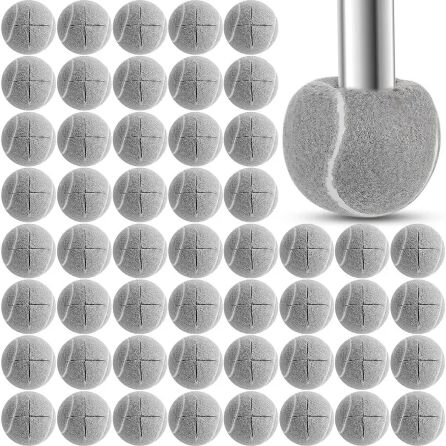 

100 шт. предварительно вырезанные теннисные мячи для ножек мебели, теннисные мячи, чехлы для ног стула для защиты пола, мяч, чехлы для ног столаGr