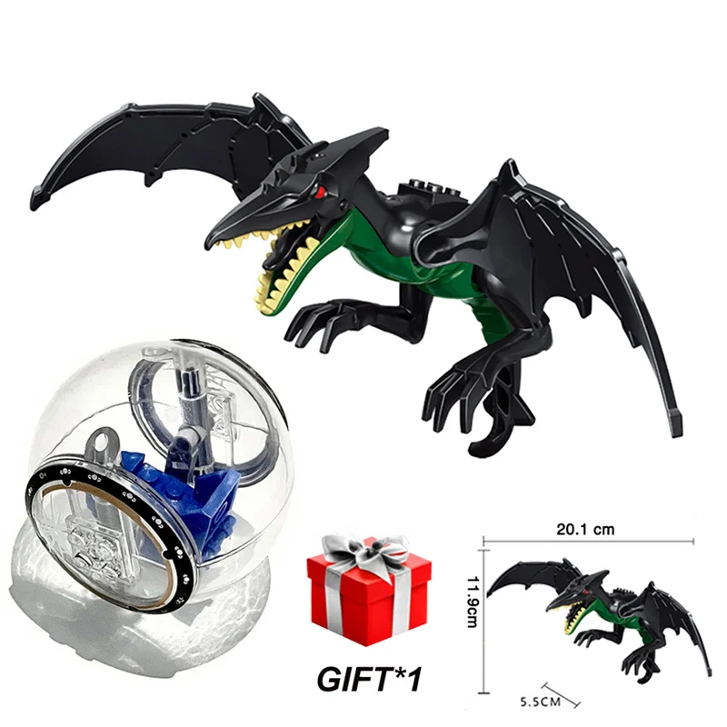 Jurassic World Building Blocks Dinosaurs Figures Bricks With Escape Gyrosphere Tyrannosaurus Indominus I-Rex Assemble Kids Toys