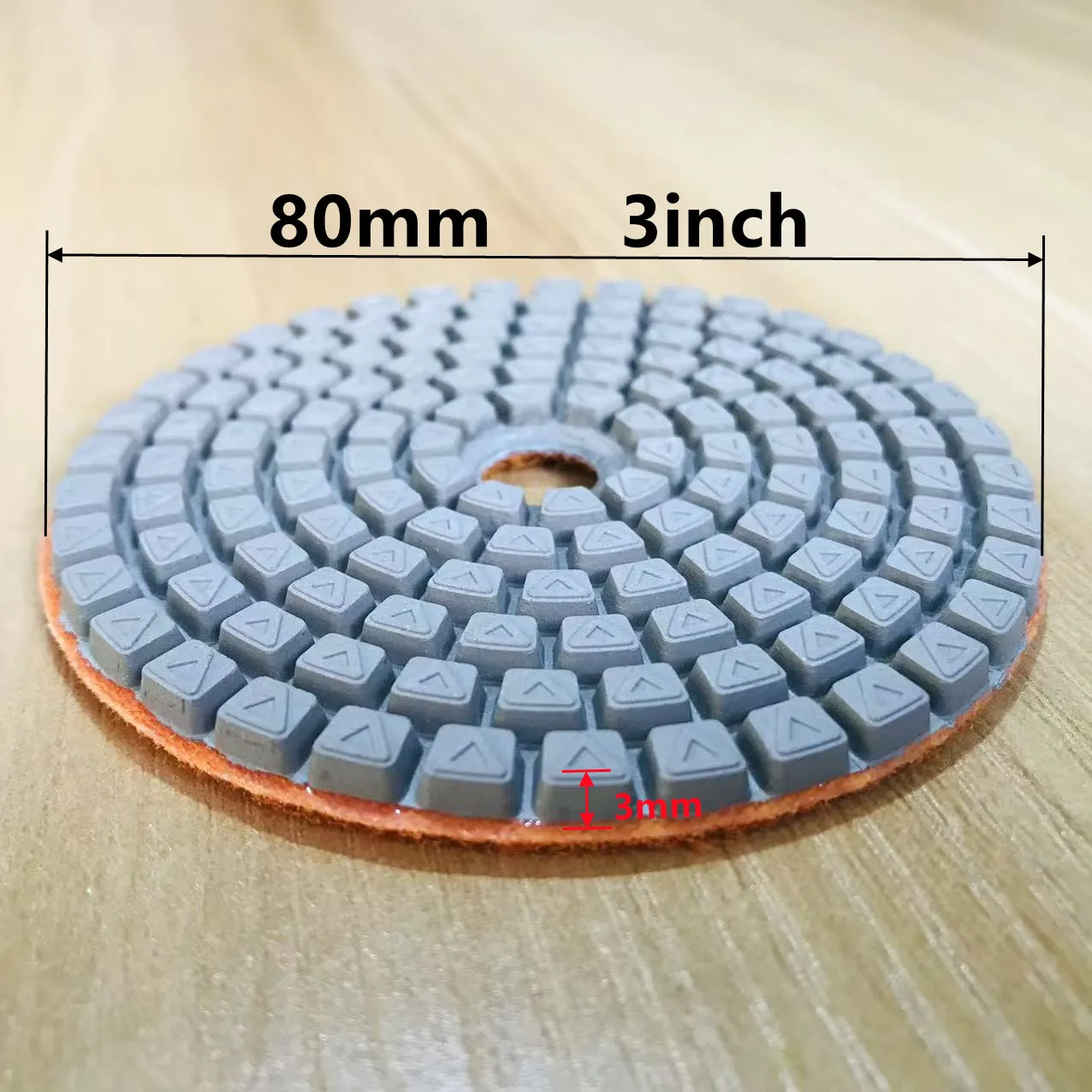 1-7Pcs 3 Inch 80mm Diamond Wet Polishing Pad Sharp Flexible Grinding Discs For Granite Marble Stone Concrete Floor