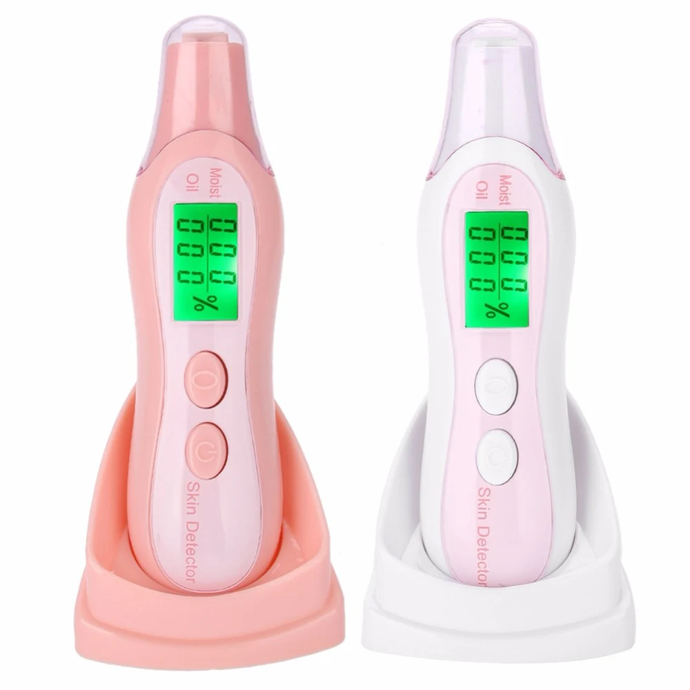 Free Shipping Skin Detector Facial Skin Moisture Oil Content Tester Skin Analyzer Home Beauty