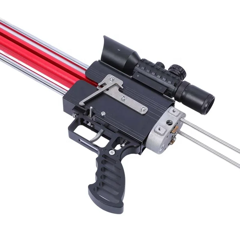 Quality Manufacturing Slingshot For Fishing Metal Powerful Hunting Slingshot