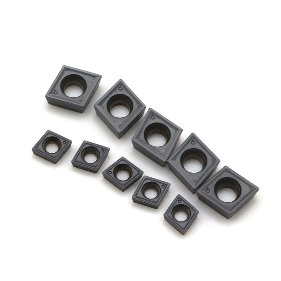 CCMT060204 NN LT10 Nội Bộ Dụng Cụ Quay Rau CCMT09T304 NN LT10 Carbide Miếng Kim Loại CNC Tiện Dụng Cụ, cho Thép Không Gỉ Và Thép Không Gỉ
