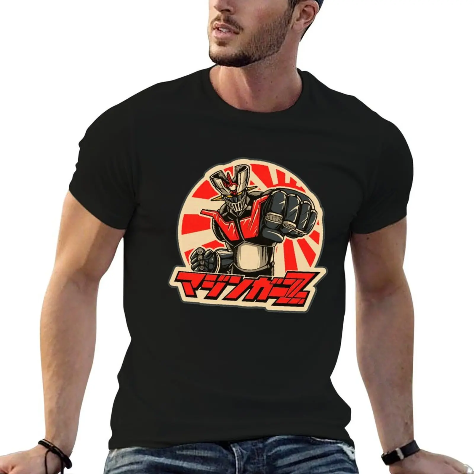 

mazinger fist 2 T-Shirt anime t shirts for man man t shirts graphic T-Shirt