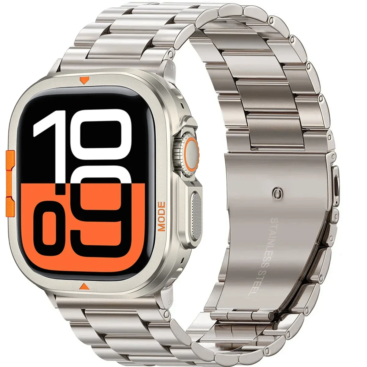 

Case+Strap for Apple Watch Series 10 46mm Ultra 2 1 49mm Band Stainless Steel Bracelet for Iwatch Metal Protective Shell Cover