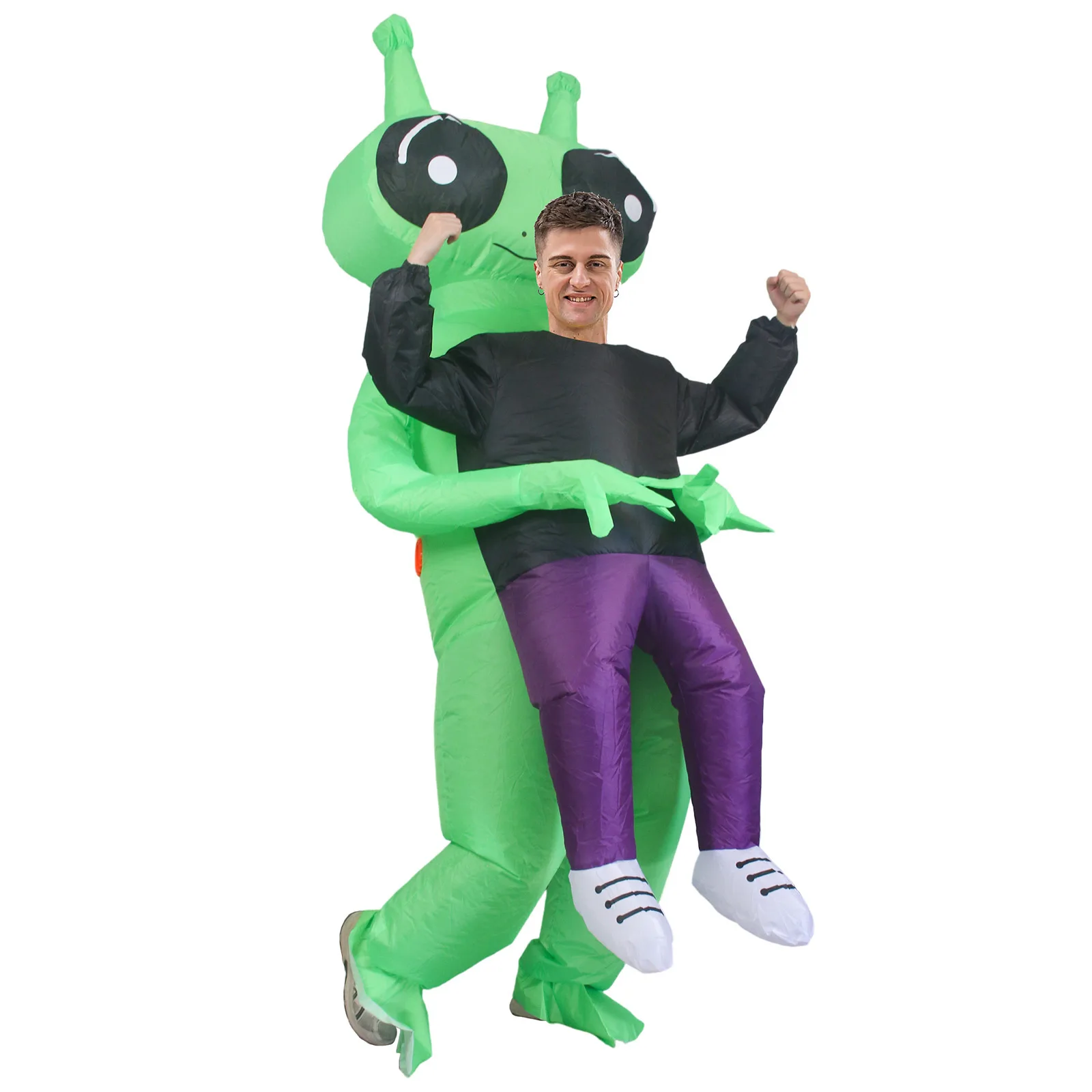 Halloween New Big Eye Alien Inflatable Costume Funny Event Performance Clothing Trendy Ball Outfit Ladies' Ethnic Stage Wear