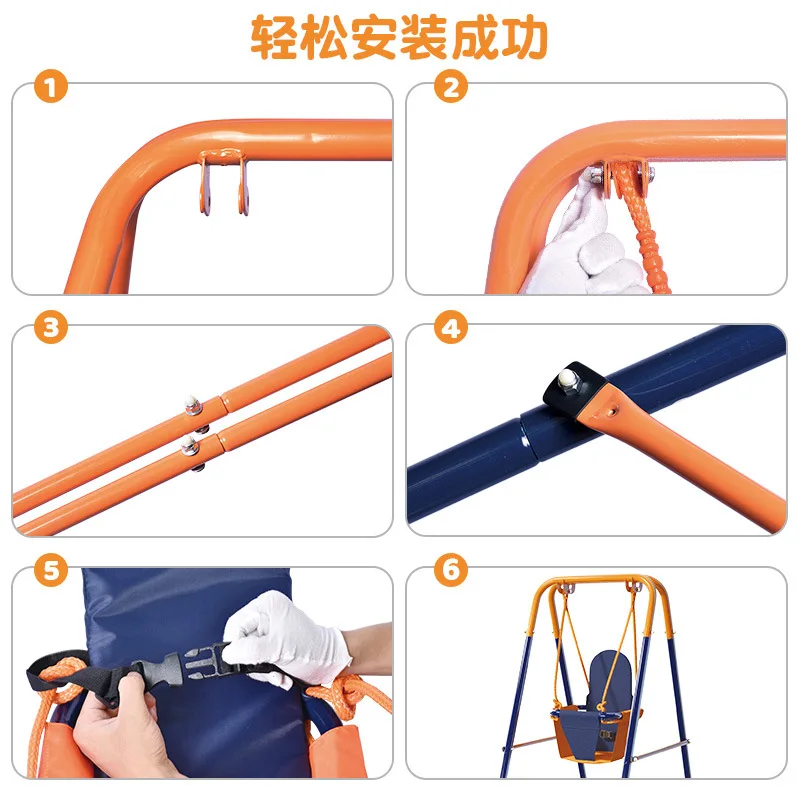 Outdoor Swing Children Home Courtyard Indoor Hanging Horizontal Bar Swing Children Rope Sense of Movement Baby Swings