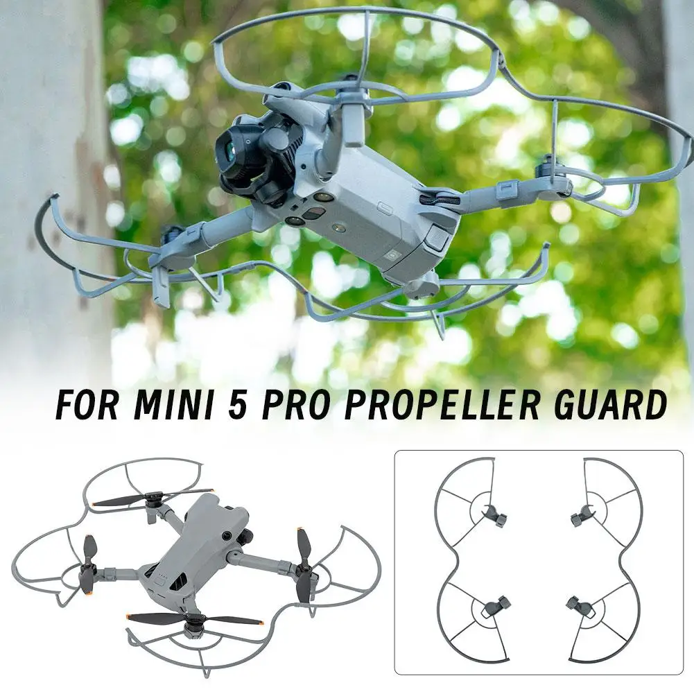 

Быстросъемная защита пропеллера для DJI Mini 5 Pro, бамперы для предотвращения столкновений, защита от ударов, аксессуары для дронов