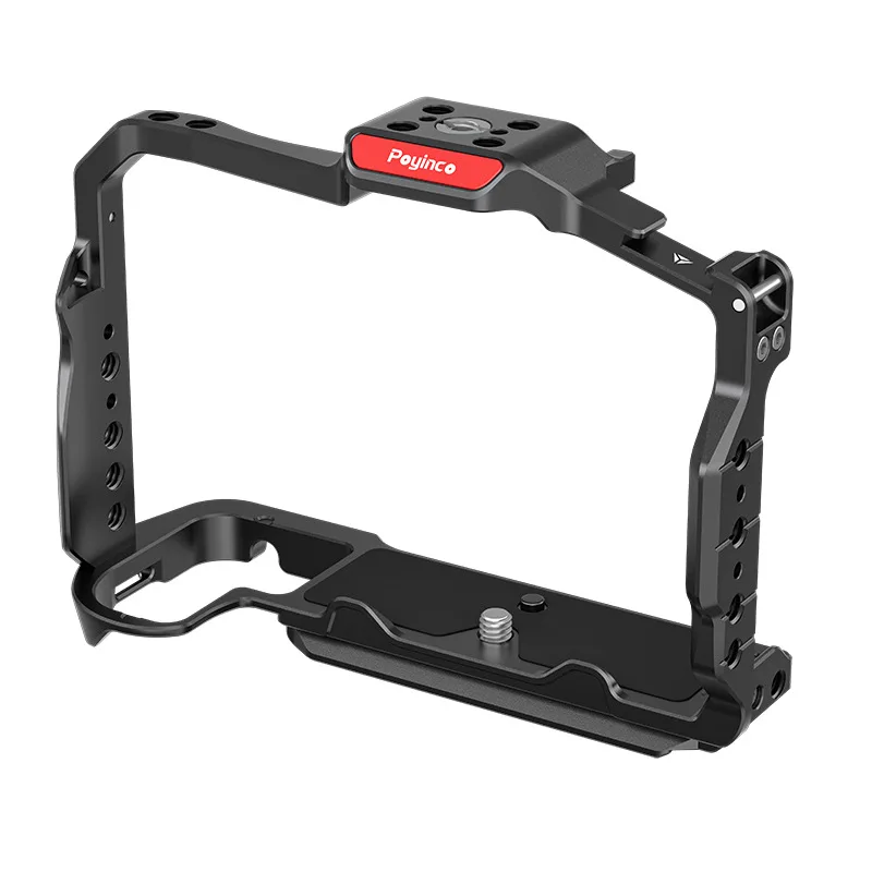 

Compatible with Nikon Z6 III/Z6 II Live Streaming Photography Expansion Camera Cage Black Aluminum Alloy Camera Cage for Mirrorl
