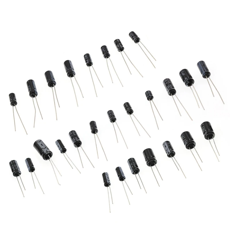 500PCS 24 Kinds Of Electrolytic Capacitors Of 0.1UF-1000UF Sample Package 500 Sets