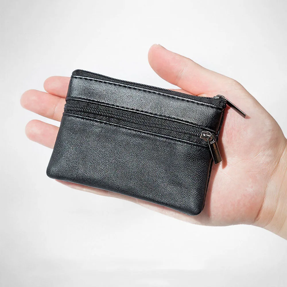 النساء الرجال محفظة نسائية للعملات المعدنية الرجال حقيبة صغيرة المحفظة تغيير المحافظ سستة أكياس المال الأطفال محافظ صغيرة جلدية مفتاح حامل أكياس Carteira