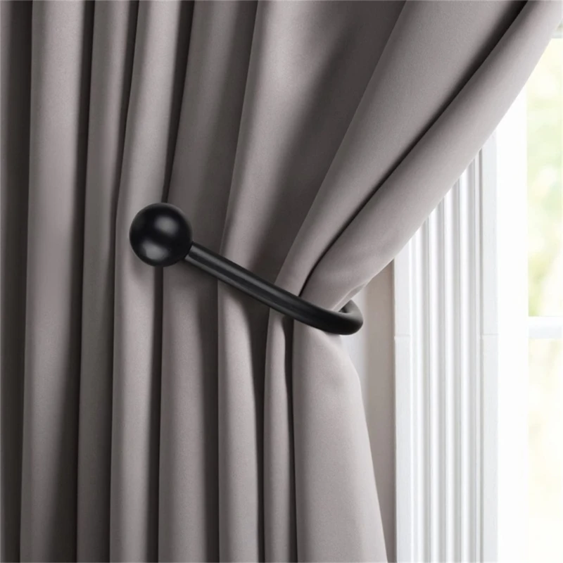 Curtain Holdback Hooks Wall Mounted Curtain Tieback Hook Decorative Window Curtain Holdbacks Drapes Curtain Holder