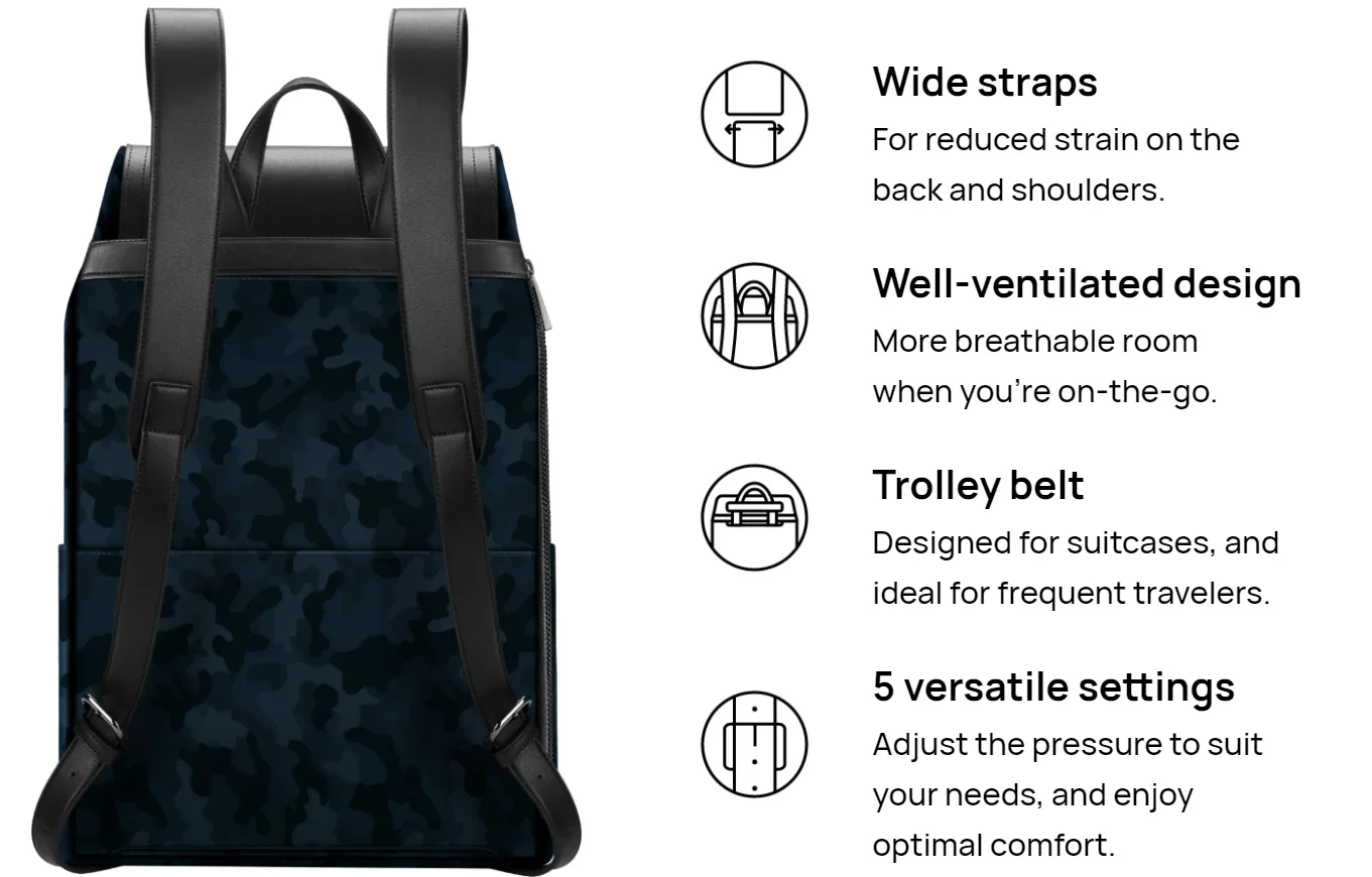 Zaino Impermeabile Personalizzato di Design per Viaggi e Moda per HUAWEI