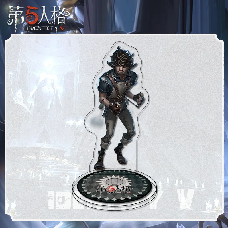 15cm Anime Identity V DIY Stand Acrylic Game Figure Lucky Guy Reznik Emma Woods Helena Adams Model Plate Desk Decor Toy Doll