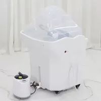 Mobile water circulation shampoo chair sink portable hair stylist head spa shampoo basin chair mobile shampoo salon furniture