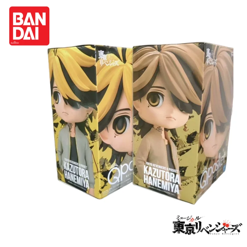 In Stock Original Bandai Tokyo Revengers Qposket Hanemiya Kazutora Figurine Action Figure Figura De Accion Model Holiday Gifts
