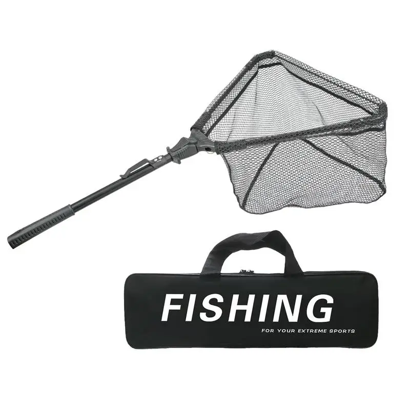 

Fishing Net Telescoping Handle Telescoping Pole Handle Folding Fishing Net Fishing Equipment Aluminum Alloy Fishing Gear For