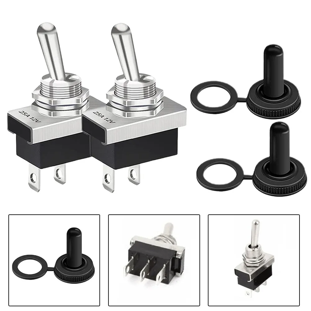 For Chemistry For Electrical Energy Equipment Toggle Switch 2 Connector Button Type KN3D-101 With Waterproof Cap