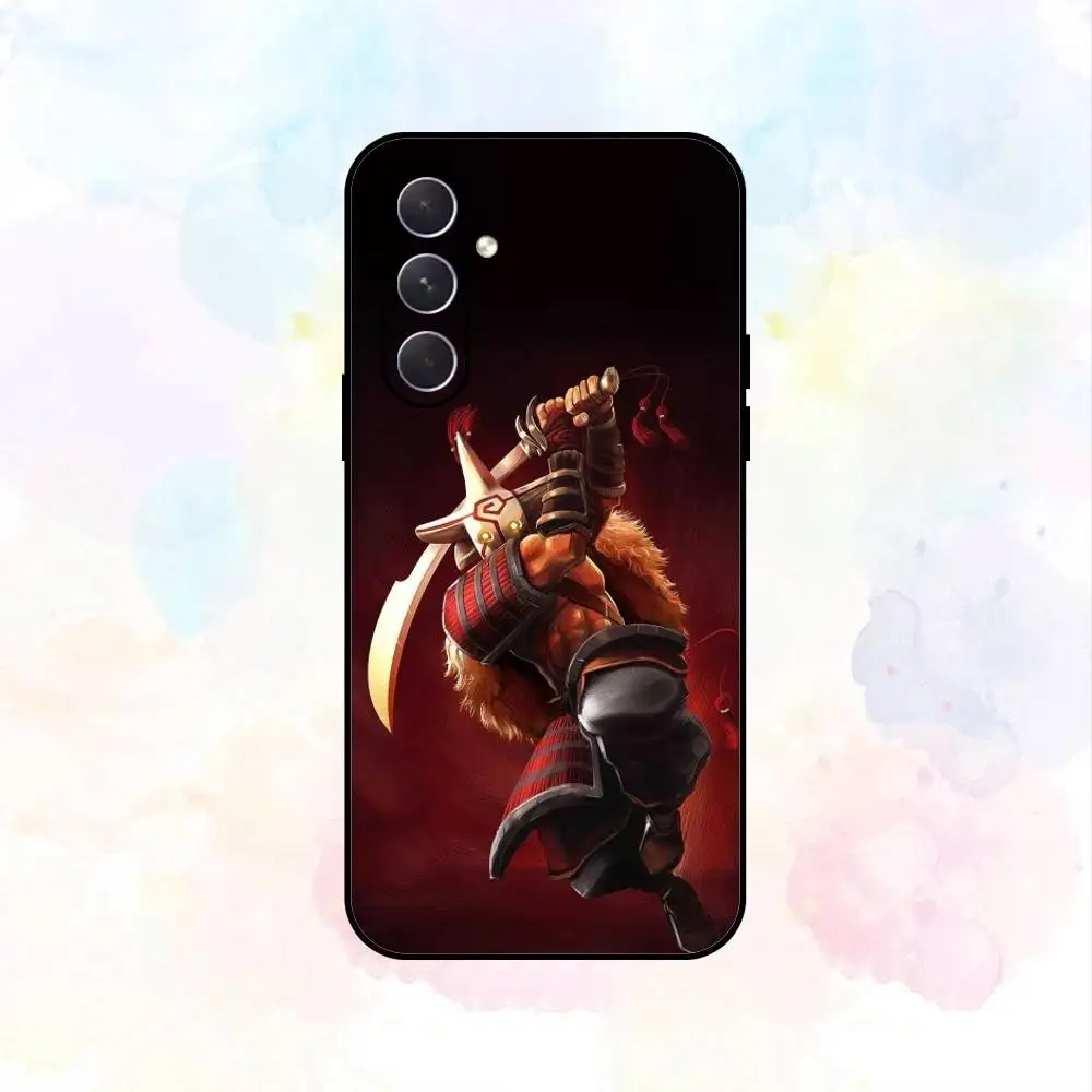 حافظة هاتف لعبة D-Dota 2 الرائعة لهاتف سامسونج جالاكسي A73، A72، A71، A70، A53، A52، A51، غلاف أسود ناعم آخر #4