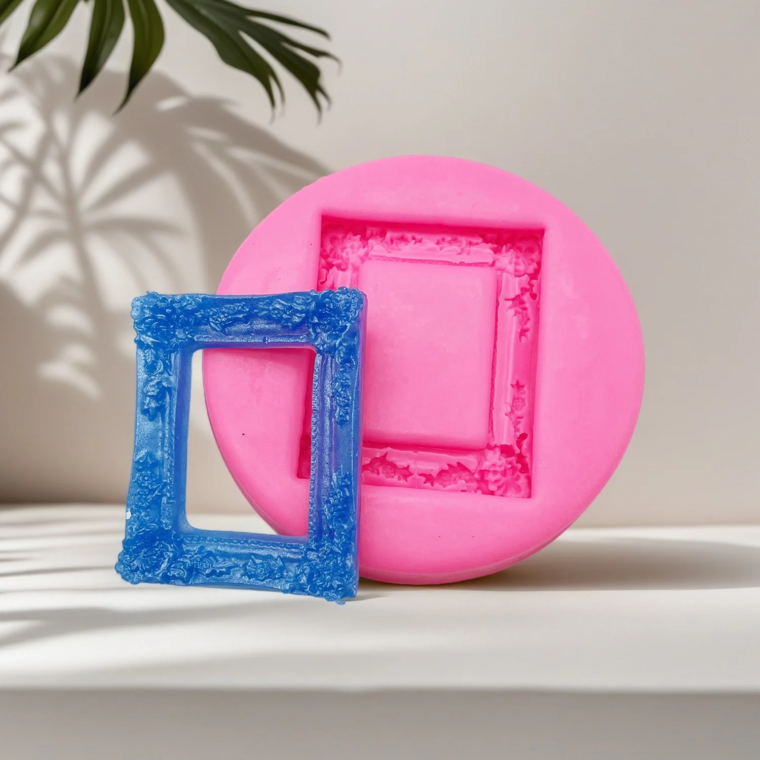 Platinum grade odorless Silicone Molds Halloween and Christmas photo frame Fondant Mould Chocolate Mould Cake Decorating Tool
