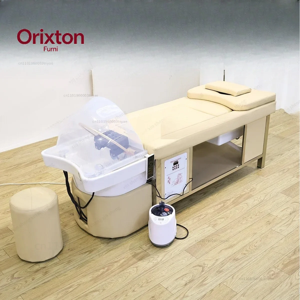 Thai Massage & Moxibustion Table Salon Shampoo Bed Head SPA Sofa Hair Wash Beauty Care Beds Barber Shop Furniture