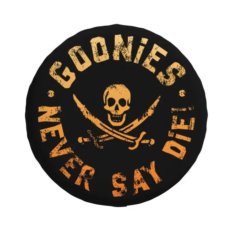 Custom Goonies Spare Wheel Tire Cover for Toyota Mitsubishi Suzuki Gothic Skull Jeep RV SUV Trailer Vehicle Accessories 14