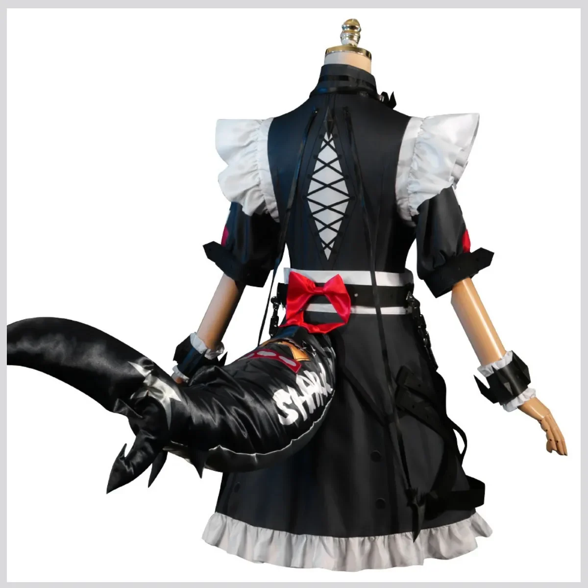 Anime Game Zenless Zone Zero Ellen Joe Cosplay Costume Victoria Housekeeping Maid Attire Dress Wig Woman Sexy Kawaii Party Suit