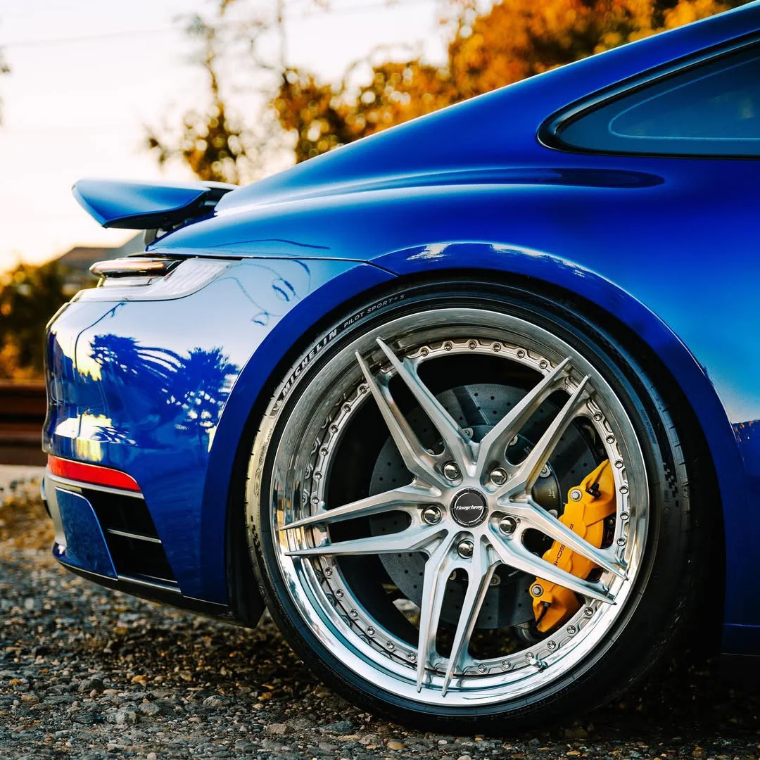 New model of 26 18 19 20 22inch 5 Holes Car Wheels Monoblock 2 Piece Front and Rear Custom Wheels for