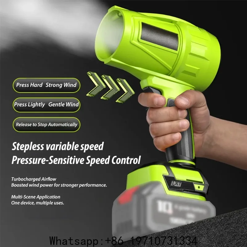 

Storm Force Fan Electric Turbo Jet Fan 850W Powerful Air Blower for Makita,Max 1000g Thrust Car Washing Snow Blowing Leaf Blower