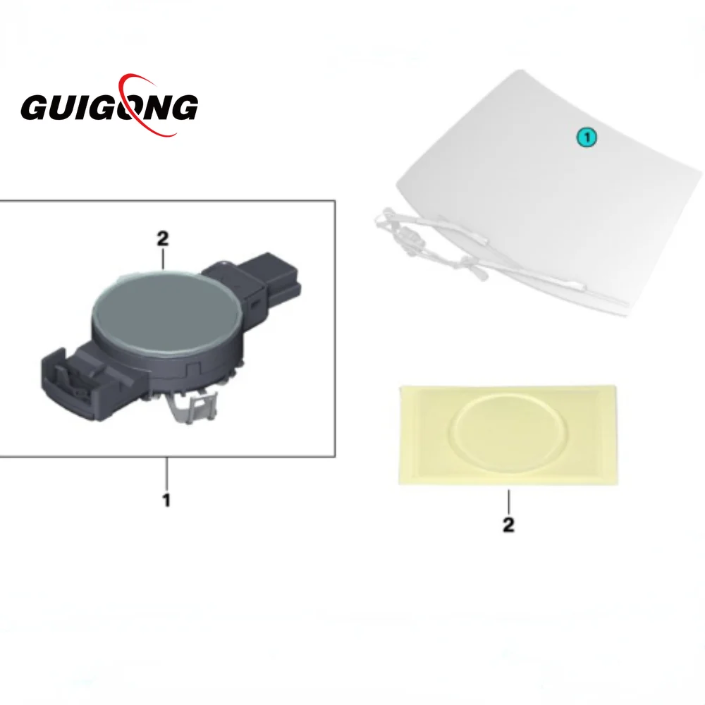 GUIGONG Genuine 61359856157 Rain Sensor Pad Bracket For Rolls Royce  BMW F20 F21 MINI F55 F56 F57 F60