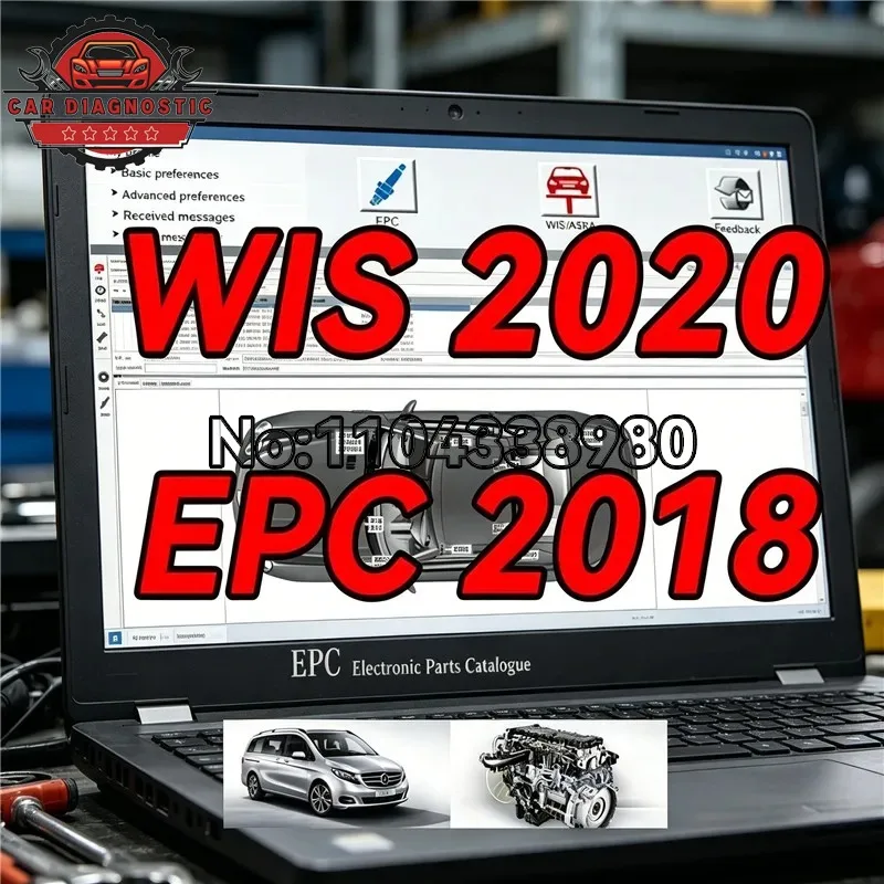 2026 hot sell new Good Price 2020.10 MB STAR WIS/ASRA EPC Workshop Service Repair Manual and Parts Catalog For Mercedes-Benz
