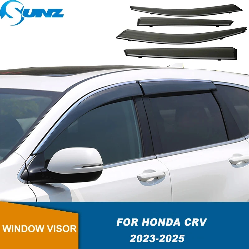 

Side Window Deflectors For Honda CRV CR-V C-RV 2023 2024 2025 Door Visor Window Visor Weathershield Sun Rain Deflectors