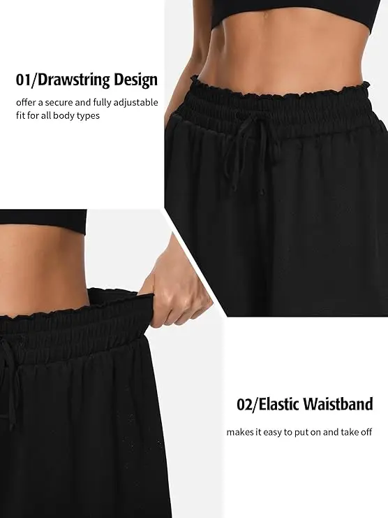Anfilia 3" Women High Waisted Swim Board Shorts UPF 50+ Quick Dry Swim Trunks with Liner image 5