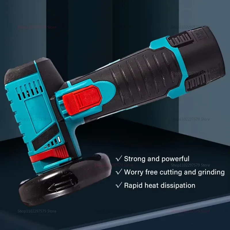 

12V Cordless Mini Angle Grinder Brush Cutter Portable Polishing Machine Cutting Tool for Home DIY Jewelry