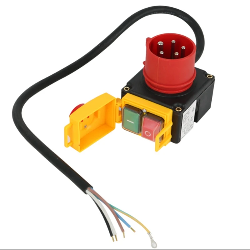 

New KOA7 Device Switch Machine Switch 380/400V 3 Phases with Cable and Phase Inverter Including Combined Emergency Stop Flap