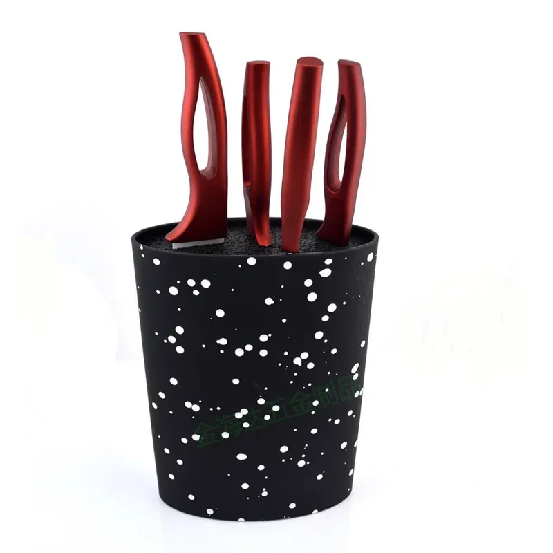 

Knife Bags for Chefs 16X22CM Oval Shape Plastic Universal Holder for Knife with Black Nylon Insert, Stand