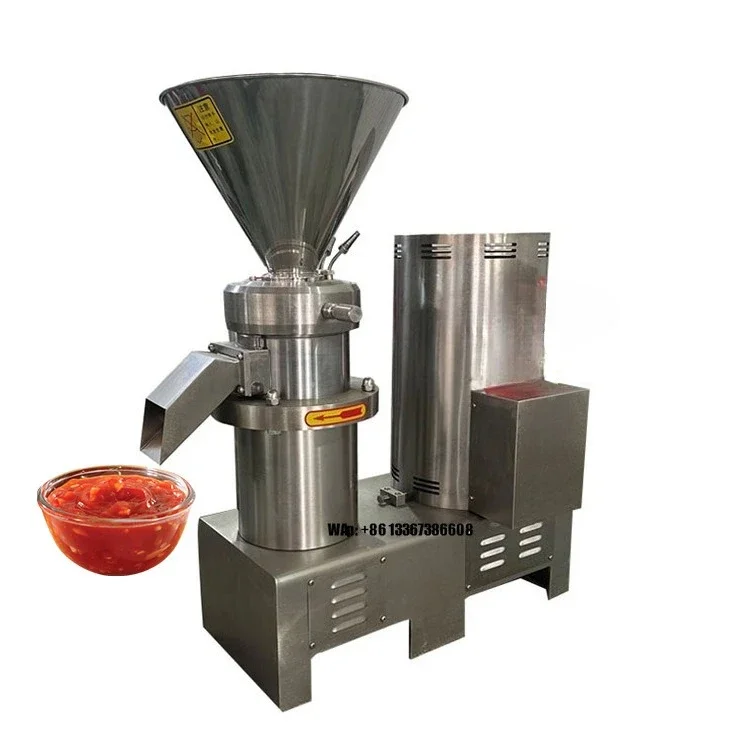 Ultrafine Colloid Mill New Sesame Grinder Corn Chili Sauce Tomato Sauce Processing Machine Small Business