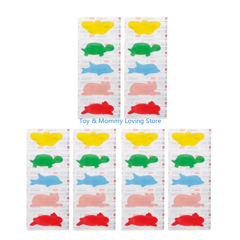 

Y1qf 30pcs Водонепроницаемые повязки милая мультипликационная штука