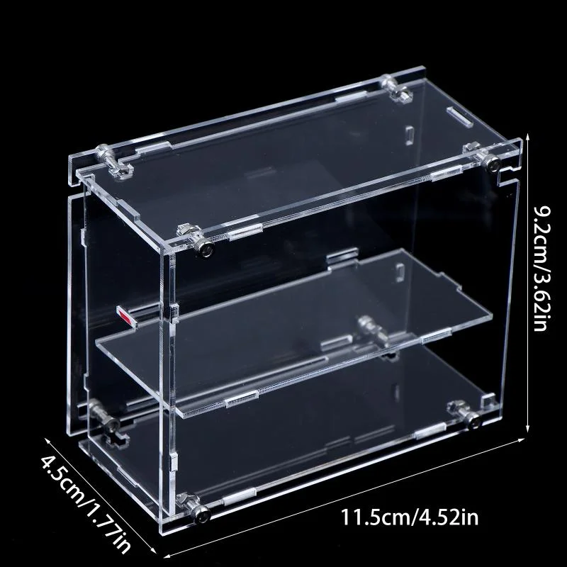 

【YY】1 шт. 2026 Новая модель радиоуправляемого автомобиля 1/64 игрушка акриловый витрина для мини-размера MiniGT Hotwheels транспортные средства собранная пылезащитная коробка