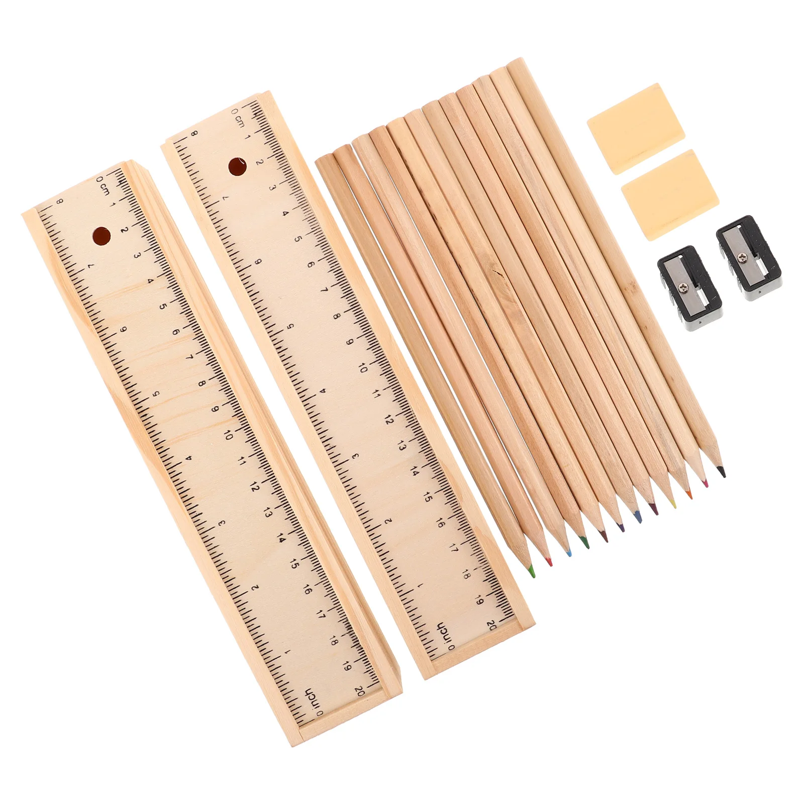 

Log Pencil Case Adults Painting Supplies Gift Beige Birthday Party Pencils Child