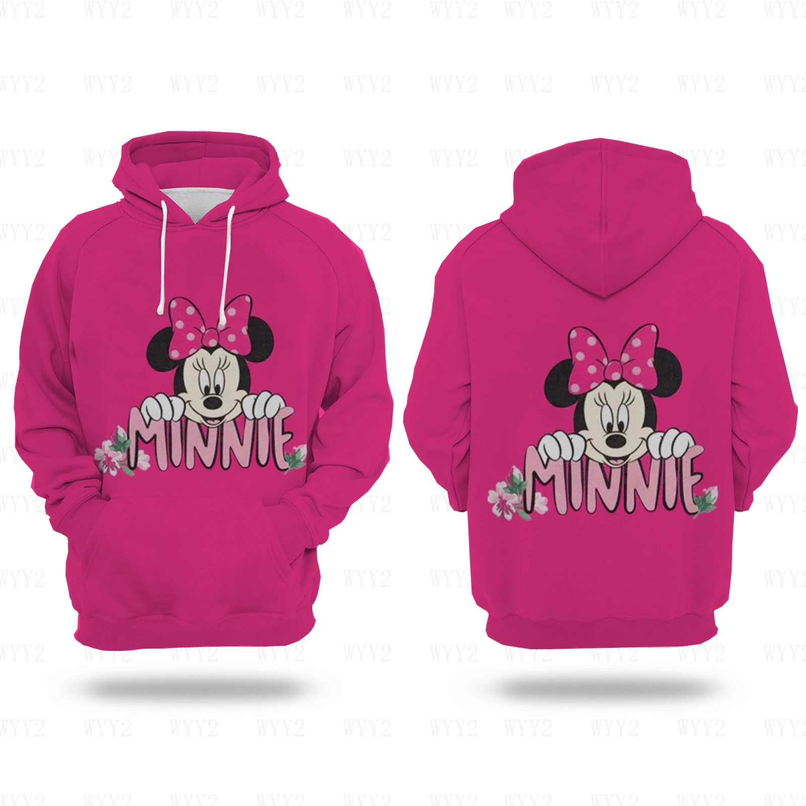 

Ladies Hoodie Fall and Winter style Disney Mickey Print Ladies hoodie Loose top Ladies 2024