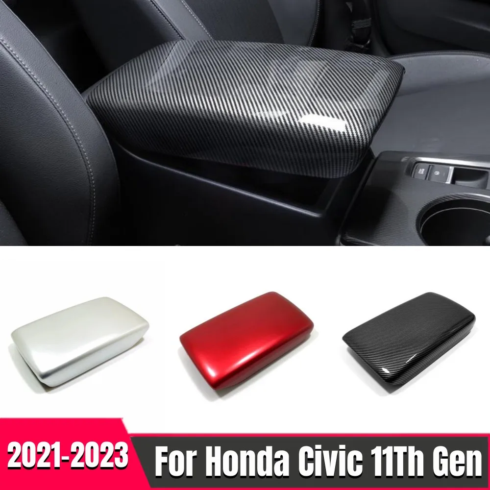 

ABS plastic Interior Accessories Car Central Control Armrest Cover Decoration Hand Cushion For Honda Civic 11th Gen 2022 2023