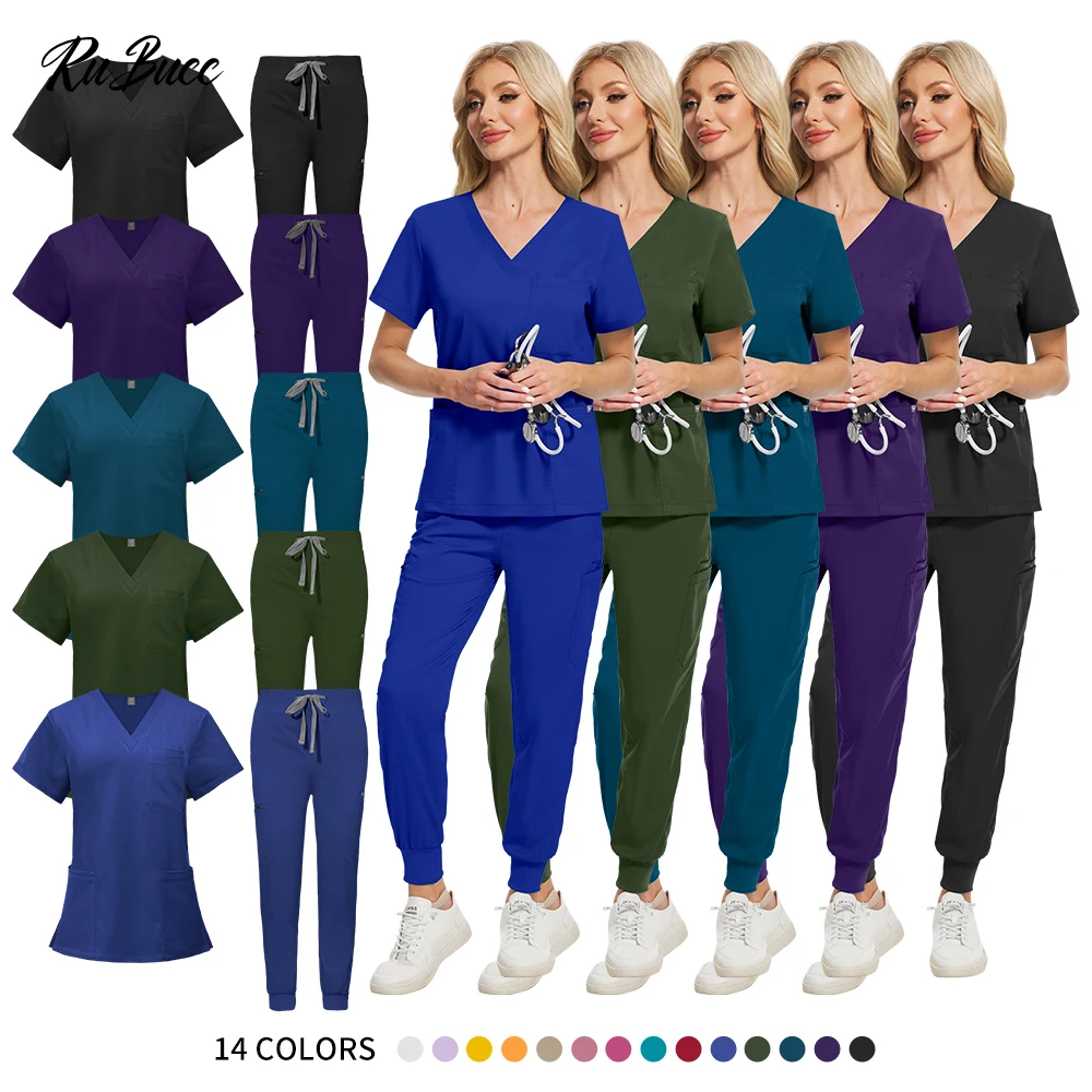 

Служба здравоохранения, одежда для кормления, медицинская униформа, мужской костюм доктора, женский костюм для домашних животных, медсестра, скрабы, комплект, топы для стоматолога, брюки, спецодежда