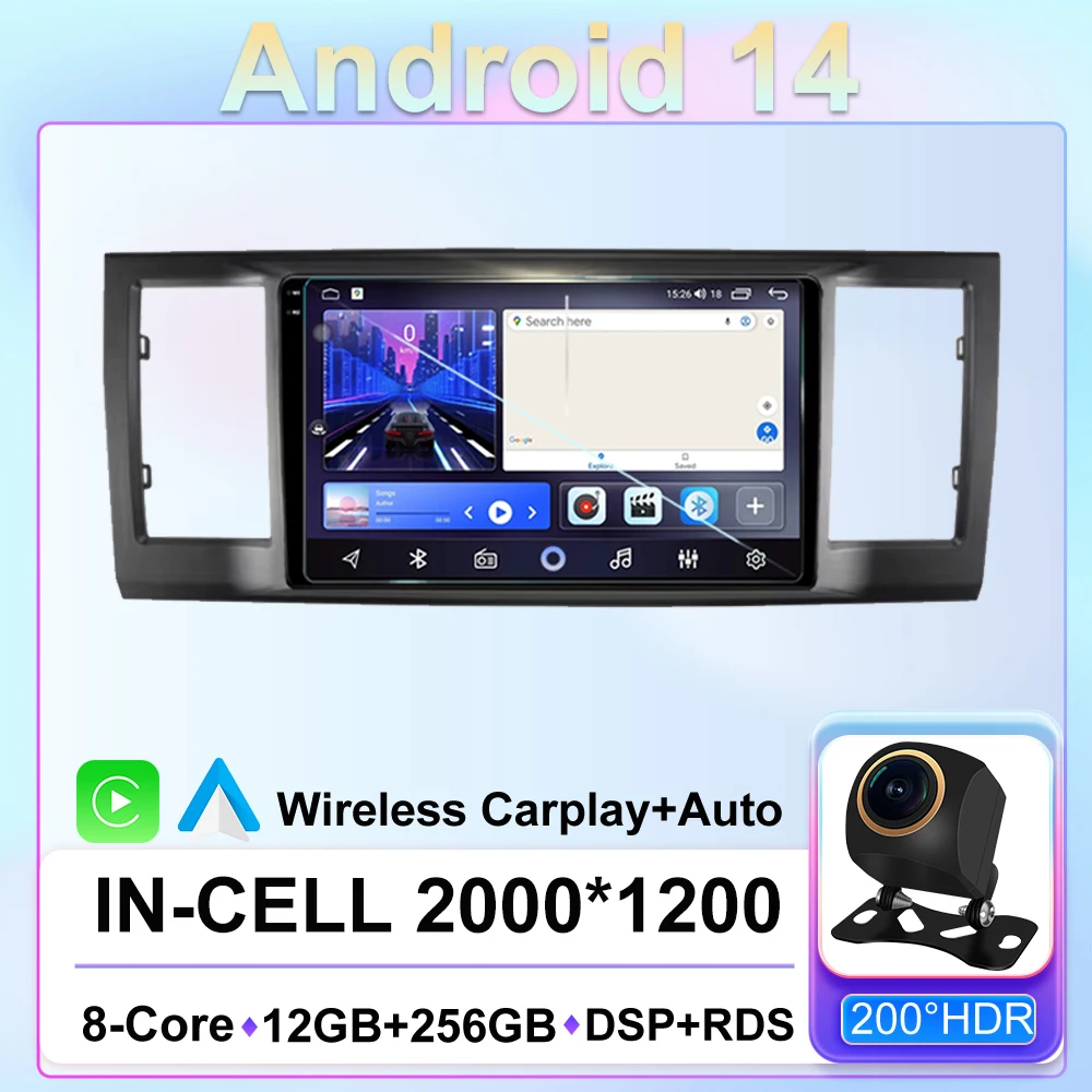 

Auto Radio For VW Volkswagen Caravelle 6 T6 2015-2020 Car 4G Carplay DSP RDS Video Android 14 Multimedia Player Stereo GPS Navig