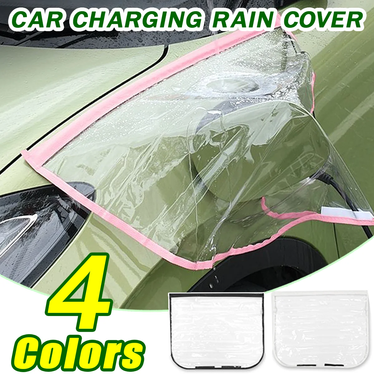 

Newest Electric Car Charging Protect Cover High Quality Magnetic New Energy Car Charging Gun Rainproof Cover 4Colors Auto Parts